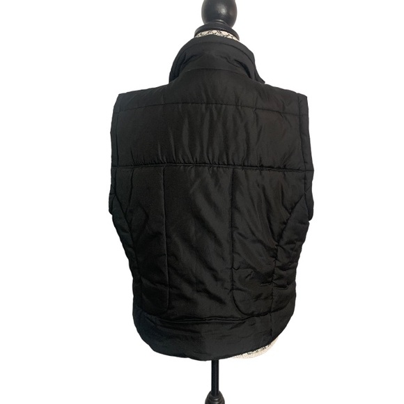 Vintage Cute Cropped Black Vest - Picture 2 of 4